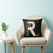 Rossi Love IIIオン金ゴールド/ホワイト/ブラック クッション (椅子)