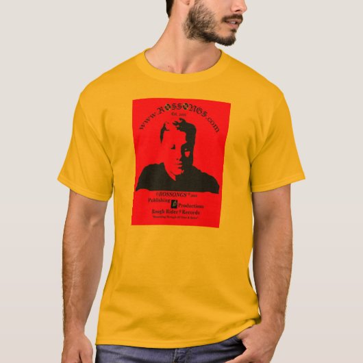 ROSSONGSのロゴT Tシャツ (正面)