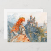 Rosstrappe Legend Brunhilde’s Leap Begins ポストカード (正面/裏面)