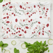 RossyRedコレクション キッチンタオル (折り畳み)