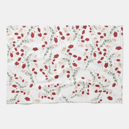 RossyRedコレクション キッチンタオル