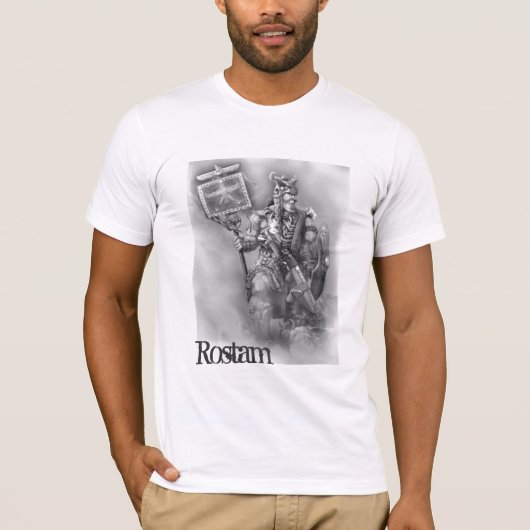 rostam_bigBWB、Rostam Tシャツ (正面)