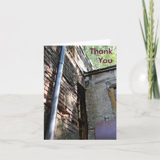 Rostelの歴史的建物、ありがとう サンキューカード (正面)
