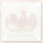 roster in the farm quote ガラスコースター (裏面)