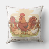 roster in the farm quote クッション (裏面)