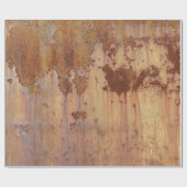 Rostiges altes Metall ラッピングペーパー (フラット)