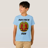 Rostock, DDR, Rostock, Sociist East Germany Tシャツ (正面フル)