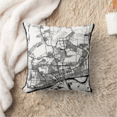 Rostov-on-Don Russia City Map クッション (ブランケット)