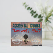 Roswellの1947年の郵便はがき ポストカード (スタンド正面)