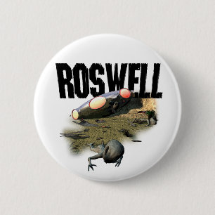 Roswellボタン 缶バッジ