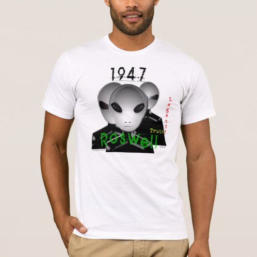 Roswell-1947 Tシャツ (正面)