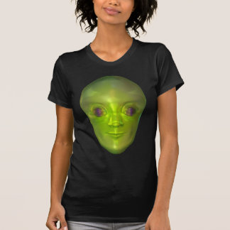 Roswell 3Dの外国のヘッド地球大気圏外の女性のDar Tシャツ