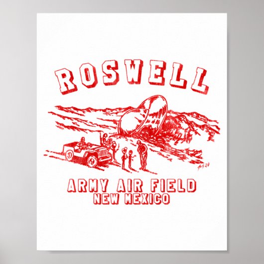 Roswell Army Air Field New Mexico _1  ポスター (正面)