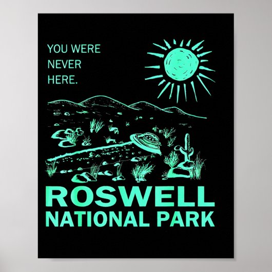 Roswell National Park New Mexico  ポスター (正面)