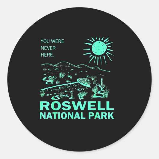 Roswell National Park New Mexico  ラウンドシール (正面)