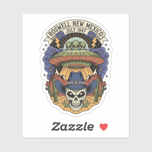 Roswell New Mexico Alien シール (シート)