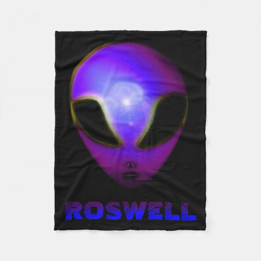 Roswell New Mexico Alien フリースブランケット (正面)