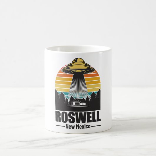 Roswell New Mexico Funny Alien UFO Gift コーヒーマグカップ (中央)