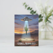 Roswell New Mexico UFO ポストカード (スタンド正面)