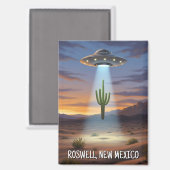 Roswell New Mexico UFO マグネット (正面/裏面)