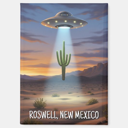 Roswell New Mexico UFO マグネット (正面)
