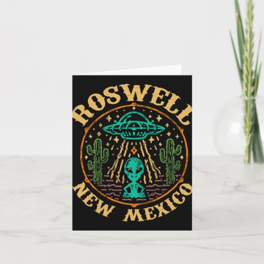 Roswell Nm 1947 - Funny Roswell Aviation New Mexic カード (正面)