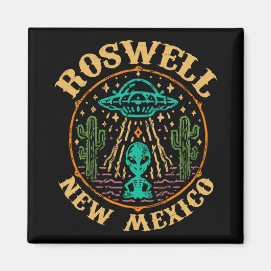Roswell Nm 1947 - Funny Roswell Aviation New Mexic マグネット (正面)