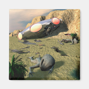 Roswell UFOの衝突の磁石 マグネット