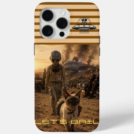 Roswell UFO Case-Mate iPhoneケース (裏面)