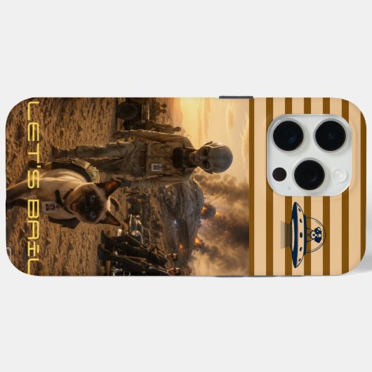 Roswell UFO Case-Mate iPhoneケース (裏面 (横))