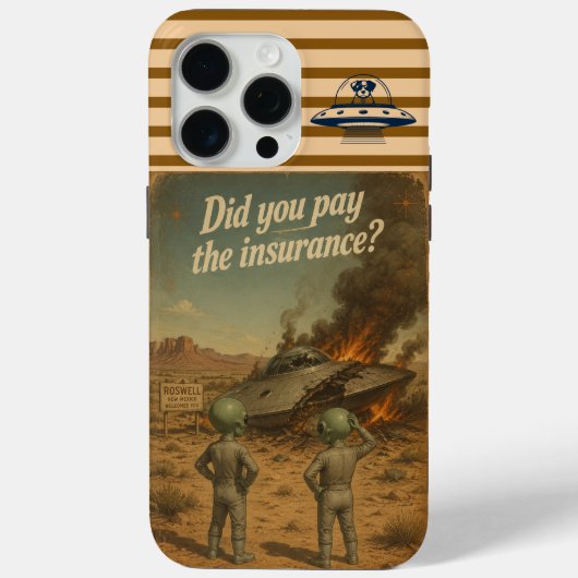 Roswell UFO Case-Mate iPhoneケース (裏面)