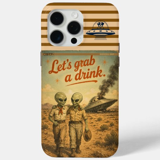 Roswell UFO Case-Mate iPhoneケース (裏面)