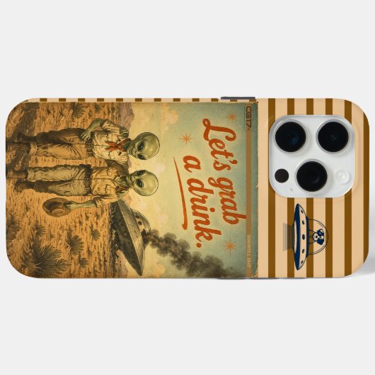 Roswell UFO Case-Mate iPhoneケース (裏面 (横))