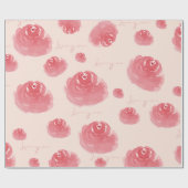 Rosy ラッピングペーパー (フラット)