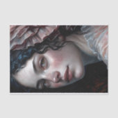 Rosy Cheeked Woman in Ruffles Decoupage 薄葉紙 (正面)