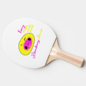 Rosy Maple Moth Cute Mochi Funny Animal Mochi 卓球ラケット (横)