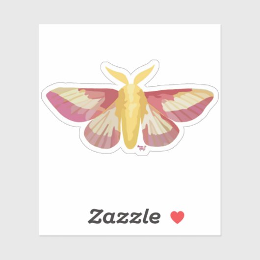Rosy Maple Moth Sticker シール (シート)