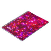 「Rosy Sparkle」ノートブック/ジャーナル ノートブック (左側)