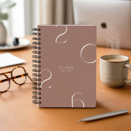 Rosy Taupe Minimalist 2026 Planner プランナー手帳