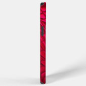Rot gemustert iPhoneケース (右側面)