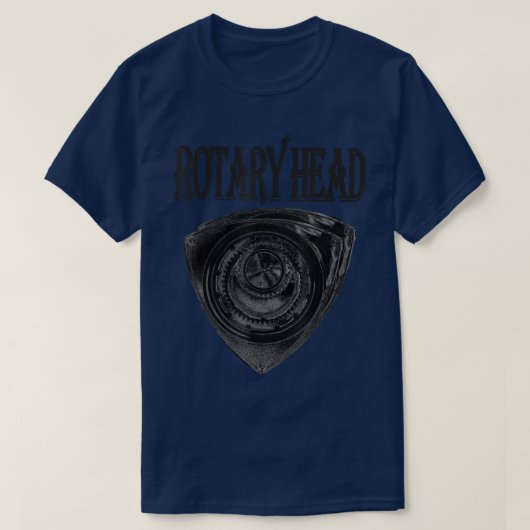 Rotary Engine Rotary Head Car Tシャツ (デザイン正面)