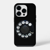 Rotary Phone iPhone 14 Proケース iPhoneケース (裏面)