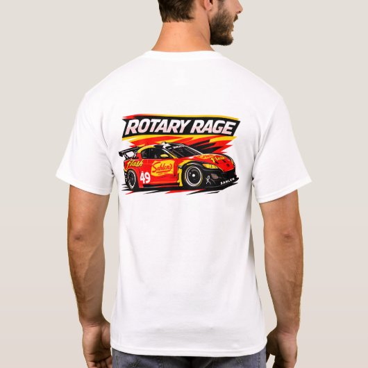 Rotary Rage Tシャツ (裏面)