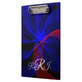 Rotating Blue Accent Geometric Clipboard クリップボード (左)