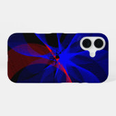 Rotating Blue Accent Geometric iPhone 16 Case 16ケース (裏面横)