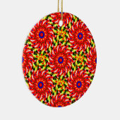 ~ Rotating Christmas Stars Fractal ~ セラミックオーナメント (右)