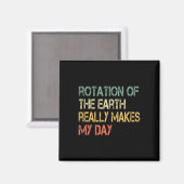 Rotation Earthが私の日のおたく科学Puを作る マグネット (正面/裏面)