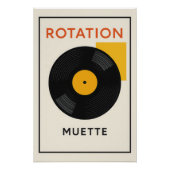 🔁 Rotation Muette – Le Silence du Vinyle ポスター (正面)