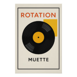 🔁 Rotation Muette – Le Silence du Vinyle ポスター