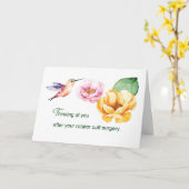 Rotator Cuff Thinking of You Flowers カード (黄色い花)